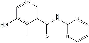 3-amino-2-methyl-N-pyrimidin-2-ylbenzamide Struktur