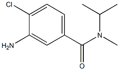 3-amino-4-chloro-N-isopropyl-N-methylbenzamide Struktur