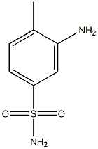 3-amino-4-methylbenzene-1-sulfonamide Struktur