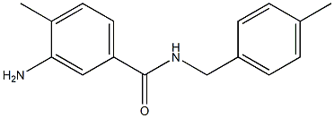 3-amino-4-methyl-N-(4-methylbenzyl)benzamide Struktur