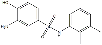 3-amino-N-(2,3-dimethylphenyl)-4-hydroxybenzene-1-sulfonamide Struktur