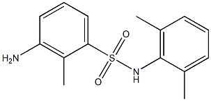 3-amino-N-(2,6-dimethylphenyl)-2-methylbenzene-1-sulfonamide Struktur