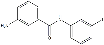 3-amino-N-(3-iodophenyl)benzamide Struktur