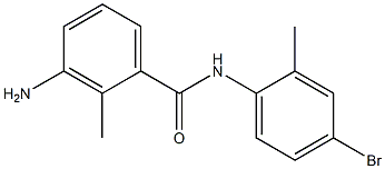 3-amino-N-(4-bromo-2-methylphenyl)-2-methylbenzamide Struktur