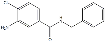 3-amino-N-benzyl-4-chlorobenzamide Struktur