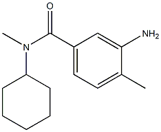 3-amino-N-cyclohexyl-N,4-dimethylbenzamide Struktur