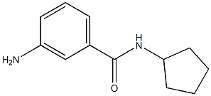 3-amino-N-cyclopentylbenzamide Struktur