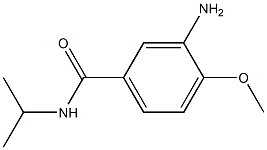 3-amino-N-isopropyl-4-methoxybenzamide Struktur