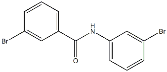 3-bromo-N-(3-bromophenyl)benzamide Struktur