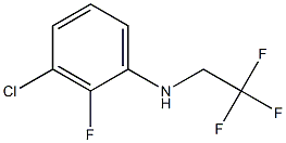 3-chloro-2-fluoro-N-(2,2,2-trifluoroethyl)aniline Struktur