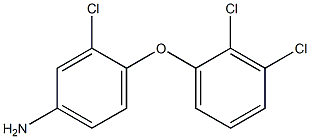 3-chloro-4-(2,3-dichlorophenoxy)aniline Struktur