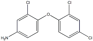 3-chloro-4-(2,4-dichlorophenoxy)aniline Struktur