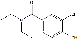 3-chloro-N,N-diethyl-4-hydroxybenzamide Struktur