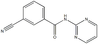 3-cyano-N-pyrimidin-2-ylbenzamide Struktur