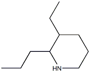 3-ethyl-2-propylpiperidine Struktur