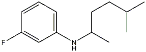 3-fluoro-N-(5-methylhexan-2-yl)aniline Struktur