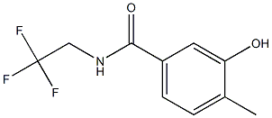 3-hydroxy-4-methyl-N-(2,2,2-trifluoroethyl)benzamide Struktur