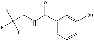 3-hydroxy-N-(2,2,2-trifluoroethyl)benzamide Struktur