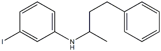 3-iodo-N-(4-phenylbutan-2-yl)aniline Struktur