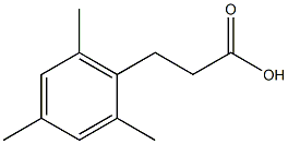 3-mesitylpropanoic acid Struktur