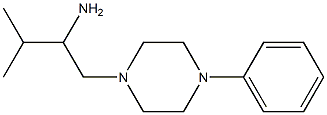 3-methyl-1-(4-phenylpiperazin-1-yl)butan-2-amine Struktur