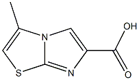 3-methylimidazo[2,1-b][1,3]thiazole-6-carboxylic acid Struktur