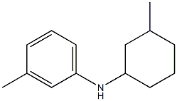 3-methyl-N-(3-methylcyclohexyl)aniline Struktur