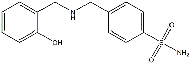 4-({[(2-hydroxyphenyl)methyl]amino}methyl)benzene-1-sulfonamide Struktur