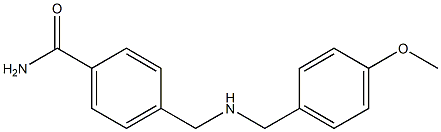 4-({[(4-methoxyphenyl)methyl]amino}methyl)benzamide Struktur