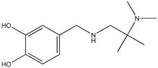 4-({[2-(dimethylamino)-2-methylpropyl]amino}methyl)benzene-1,2-diol Struktur