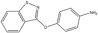 4-(1,2-benzisothiazol-3-yloxy)aniline Struktur