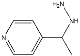 4-(1-hydrazinylethyl)pyridine Struktur