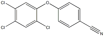 4-(2,4,5-trichlorophenoxy)benzonitrile Struktur