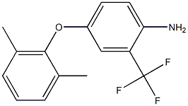 4-(2,6-dimethylphenoxy)-2-(trifluoromethyl)aniline Struktur