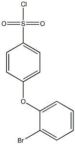 4-(2-bromophenoxy)benzene-1-sulfonyl chloride Struktur