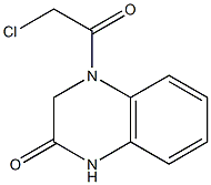 4-(2-chloroacetyl)-1,2,3,4-tetrahydroquinoxalin-2-one Struktur