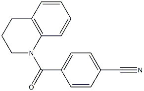 4-(3,4-dihydroquinolin-1(2H)-ylcarbonyl)benzonitrile Struktur