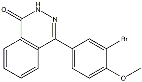 4-(3-bromo-4-methoxyphenyl)-1,2-dihydrophthalazin-1-one Struktur