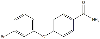 4-(3-bromophenoxy)benzamide Struktur