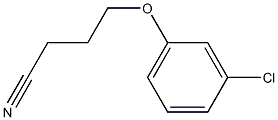 4-(3-chlorophenoxy)butanenitrile Struktur