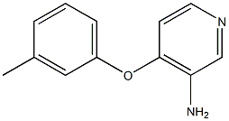 4-(3-methylphenoxy)pyridin-3-amine Struktur