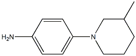 4-(3-methylpiperidin-1-yl)aniline Struktur