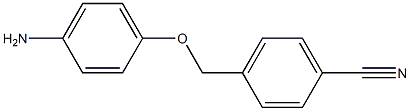 4-(4-aminophenoxymethyl)benzonitrile Struktur