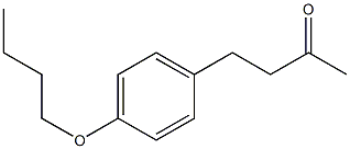 4-(4-butoxyphenyl)butan-2-one Struktur