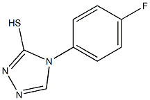 4-(4-fluorophenyl)-4H-1,2,4-triazole-3-thiol Struktur