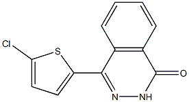 4-(5-chlorothiophen-2-yl)-1,2-dihydrophthalazin-1-one Struktur