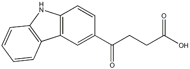 4-(9H-carbazol-3-yl)-4-oxobutanoic acid Struktur