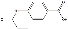 4-(acryloylamino)benzoic acid Struktur