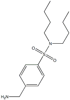 4-(aminomethyl)-N,N-dibutylbenzene-1-sulfonamide Struktur