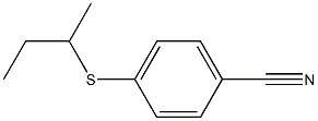 4-(butan-2-ylsulfanyl)benzonitrile Struktur